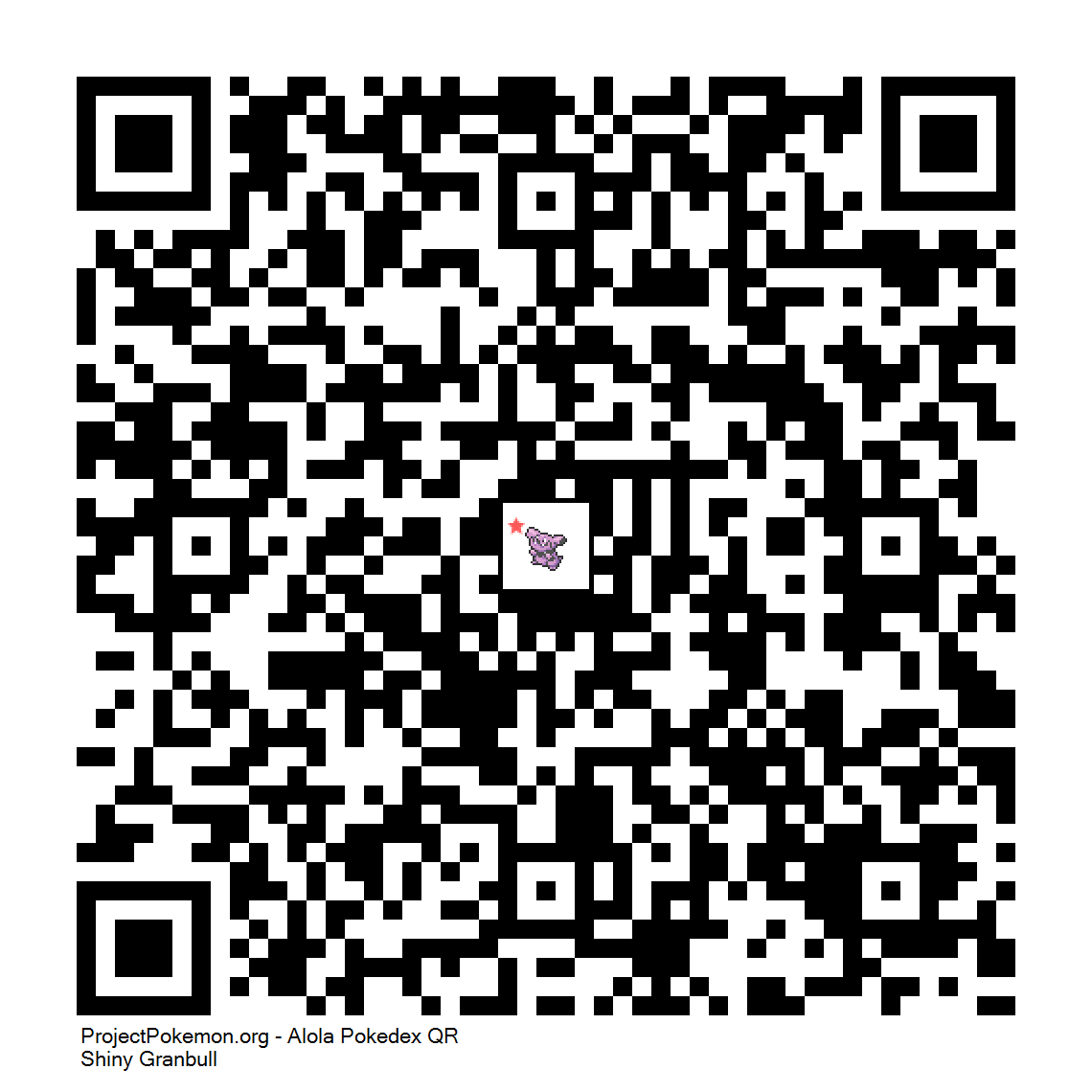 Cdigo QR de Granbull variocolor